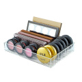 Removable Divider Acrylic Makeup Organizer Tray Cosmetic Storage Box Display Stand